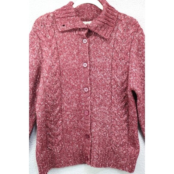 L.L. Bean Long Sleeve Wool Blend Sweater-Size Large - Picture 2 of 11